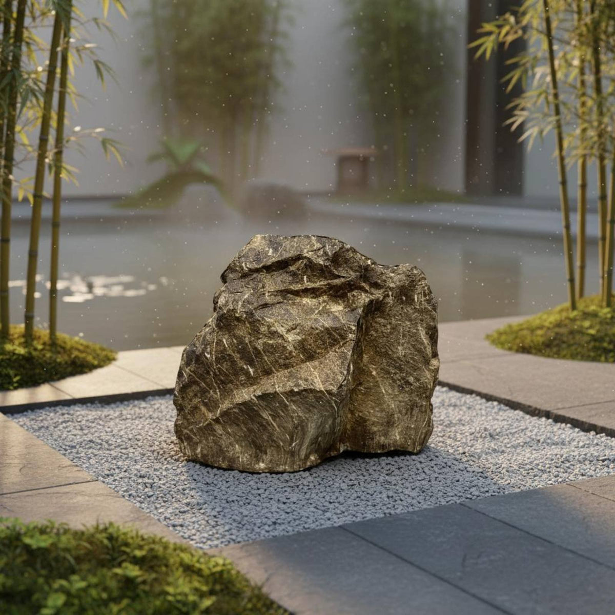 PU Foam Rock Weather-Resistant Faux Foam Rock Lightweight Fake Boulder Long-Lasting Garden Decoration Versatile