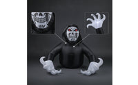 Inflatable Grim Reaper Outdoor Inflatable Reaper with Hood Halloween Decor Scary Decoration Spooky for Homeowners, Yard, Lawn