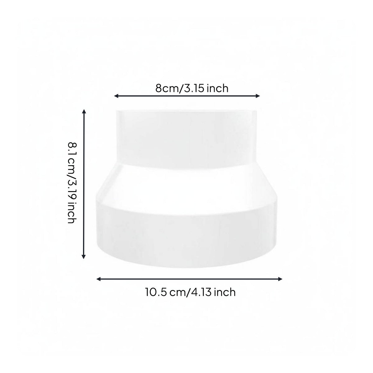 Pipe Reducer Watertight Seal Round Duct Reducer