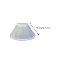 Mesh Underskirt Lightweight Petticoat Skirt Translucent for Under Dresses