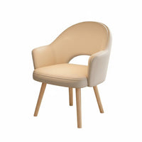 Upholstered Task Chair Ergonomic Design Indoor Furniture Curved posterior supportrest