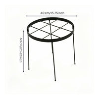Peony Support Circle Crossed Rods Grow Through Circle Four-Legged Metal Plant Support