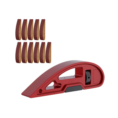 Sander with Sanding Belts Adjustable Manual Sander Curved for Woodworking