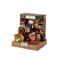 Miniature Room Display with Base Detailed Handcrafted Display Scene Beginner-Friendly Model for Crafters, Cabinet