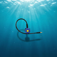 Flexible Scuba Diving Second Stage Regulator Sturdy Scuba Regulator with Hose Comfortable Gear Compact for Divers