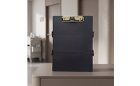 Three-Section Clipboard Portable Foldable Clipboard Compact Stationery for Professionals, Students, Hospital, Field Work, Office