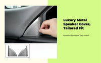 A-Pillar Speaker Cover Stainless Steel for Model 7 M-Series