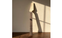 Straight Electric Guitar Neck with Rosewood Fingerboard Replacement Maple Guitar Neck Compatible for Luthiers