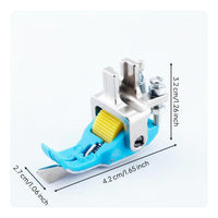 Edge Guide Presser Foot Wear Resistant Roller Presser Smooth Feeding Foot Feeding Cloth Tool for Seamstresses
