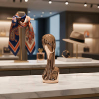 Hat Display Head Glossy Finish mannequin Head Model Realistic for Retailers