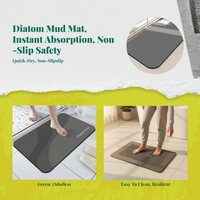 Diatomaceous Earth Bath Mat quick-dry