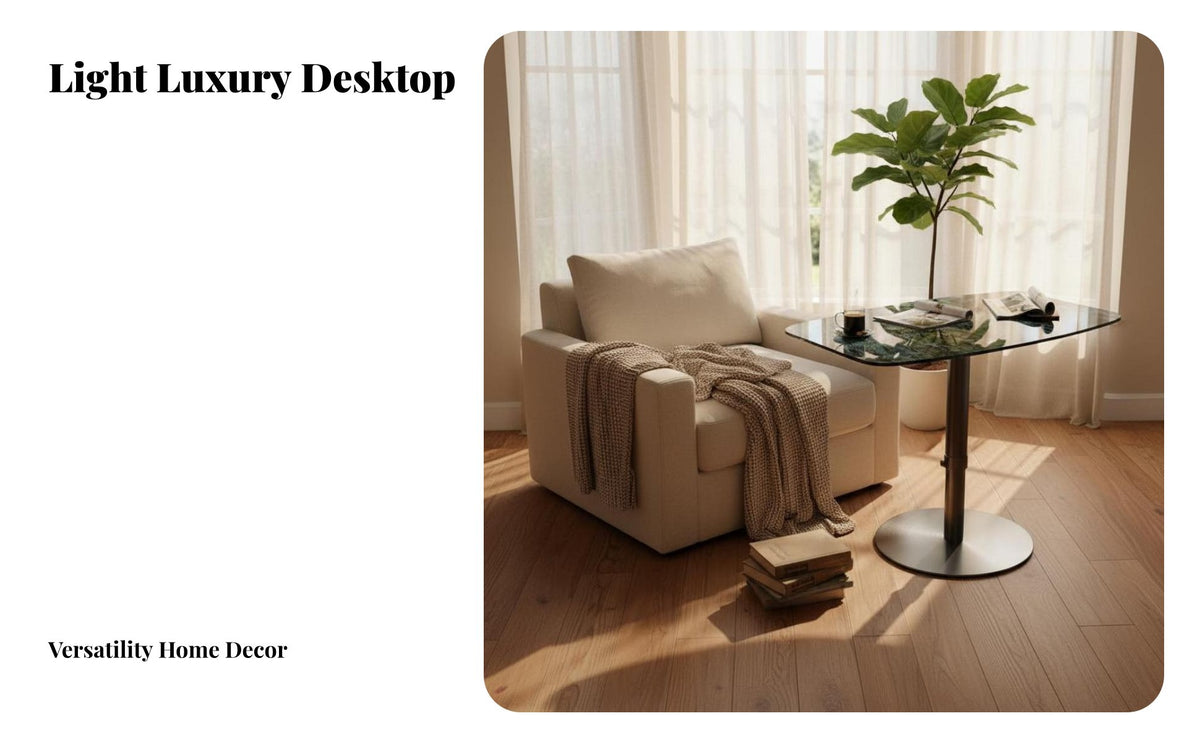 Italian-Inspired Design Adjustable rotate End Table jadeite Pattern Top Living Room Furniture Multi-Purpose Couch Stand Sturdy Construction for Apartment Dwellers, Homeowners, Remote Workers, Next to Sofa, Small Spaces, Bedroom, Home Office