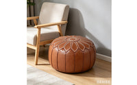 Storage Pouf Ottoman Extra Seating Home Furniture Thick Padded for Living Room