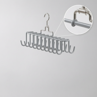 Multi-functional Rotating Hanger for Lingerie, Scarves, and Belts - Space-Saving Organizer