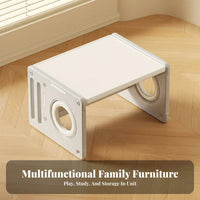 kids' Table and Chair set Sturdy Playroom Set Multi-Functional for Toddlers
