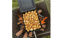 Camp Pie Maker with Wooden Handle Compact Pie Iron Easy-to-Clean Cookware for Campers