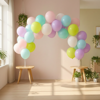 Mixed Color Latex Balloons with Pump for Wedding & Party Decoration