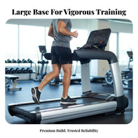Commercial Treadmill Quiet Motor Electric Treadmill Digital Console Uphill Running Machine for Athletes, Gym
