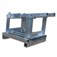 Double-rod Pressing Welded Metal Open-frame Square Tube Frame Vegetable Pressing Herb Bundling Frame with Slatted Base Structure Suitable for Culinary Prep Herb Sorting Kitchen Storage
