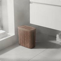Press Top Trash Can Space-Saving Lidded Trash Can Easy to Clean for Narrow Gaps