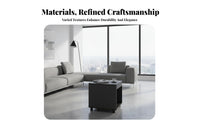 dual-level Rectangular Table Creative Frame Household Furniture Easy Assembly