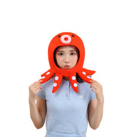 Wholesale Octopus Head Hat, Plush Headgear, Cartoon Costume Prop for Photo Shoots