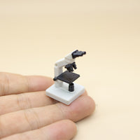 Dollhouse娃娃屋仿真双目显微镜ob11科学实验室场景配件微缩模型