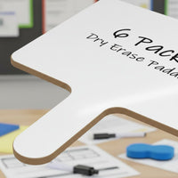 6 Pieces Dry Erase Answer Paddle Classroom Use Double-Sided Whiteboard Paddle