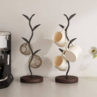 Tree Shaped Cup Holder Creative Design Countertop Mug Branch Design Saving Branch Mug Holder Rack for Dining Table