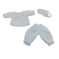 3-Piece Doll Pajama Set Tapered Legs Doll Pajama Outfit Soft Material Toy Apparel