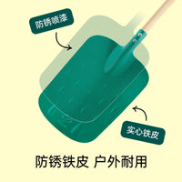 Hape儿童长柄园艺工具铲子双向锄草坪钉耙过家家玩具早教益智礼物