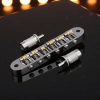 Rolling Saddle Bridge Low-Drag Rollers Intonation-Adjustable Bridge Rolling Bridge Instrument Part Easy to Install