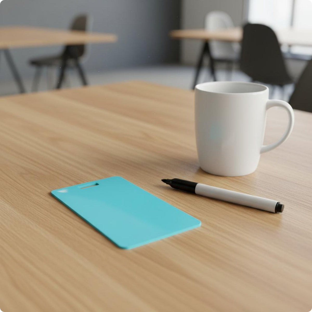 Erasable Badge Note Easy to Write on Reusable Silicone Badge Notepad for School