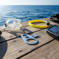 Cylinder Fitting Repair Tool Stainless Steel Scuba Tank Control Tool Easy Installation and Removal Maintenance Gear for Divers