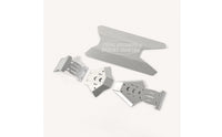 Chassis Skid Plate Guard Brushed Metal Chassis Guard Heavy Duty Skid Plate for Hobbyists, Builders, Rough-Terrain, Trail Riding