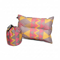 Soft Material Self-Inflating Pillow Compact Camping Pillow Portable Travel Cushion Ergonomic for Tent