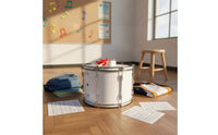 24x12 inch Snare Drum with Strap Heavy-Duty 24x12 inch Snare Drum Secure for Drumlines, Outdoor Performances