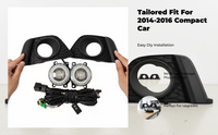 Waterproof LED fog light for 2014-17