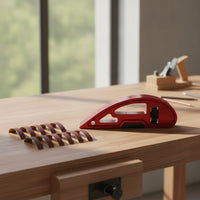 Sander with Sanding Belts Adjustable Manual Sander Curved for Woodworking