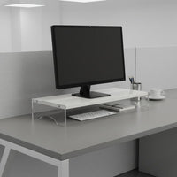 Space-Saving Acrylic Computer Screen Stand Multi-Functional Monitor Riser with Storage Long-Lasting and Stable Computer Screen Riser with Storage Sturdy Construction for Study