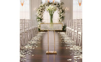Wedding Decor Stand Metal Frame Crystal Hanging Display Decorative for Hotel, Stage