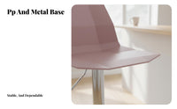 Adjustable rotating Stool with rear supportrest Modern Minimalist Seating Furniture