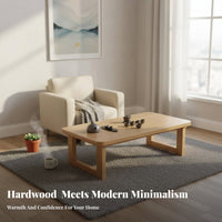 Collapsible Oval Table Foldable Design Oval Coffee Table Space-Saving