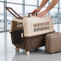 Pet Carrier Airline Approved Travel Crate for Cats Small Dogs Rabbits Large Dogs Portable