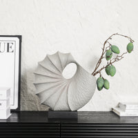 Light Luxury Minimalist Creative Conch Flower Vase Ornament for Living Room TV Cabinet Wine Cabinet Decoration