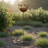 Garden Bird Feeder Stake Weather-Resistant Decorative Bird Feeder for Backyard, Patio
