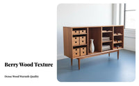 Nordic Nordic configurable unobstructedShelf System Flexible combine-and-match Flexiblestanding Cabinet with Doors adaptable Design Sideboard Sturdy Construction for Decor aficionados, Apartment Dwellers, Book Lovers, Dining Room, Study, Bedroom, Hallway