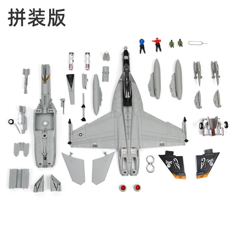1:72 F/A-18 Super Hornet Alloy Aircraft Model, Die-Cast Fighter Jet, Static Display