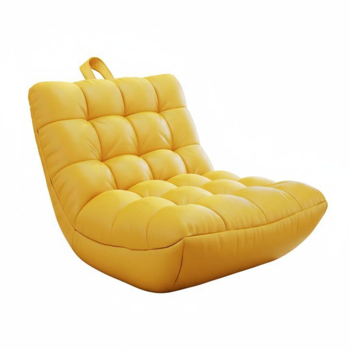 Caterpillar-Style Lounger Full-Body Support Ergonomic Floor Lounger Low-Profile Armless for Young Adults, Dorm Room, Apartment