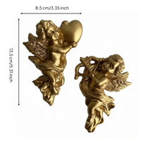 Winged Angel Wall Sculpture  Decor  Ornaments for Gallery , Entryways